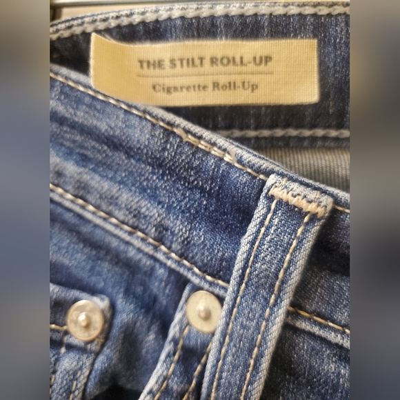 AG The Stilt Roll Up Cigarette Leg Denim - Picture 4 of 4